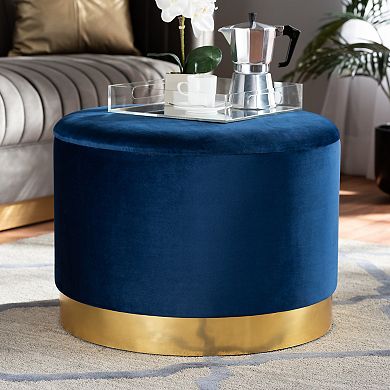 Baxton Studio Marisa Storage Ottoman