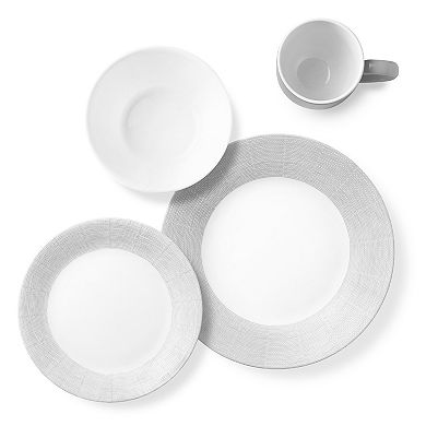 Corelle Woven Lines 16-pc. Dinnerware Set