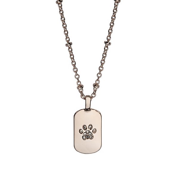 Paw print 2025 necklace kohls