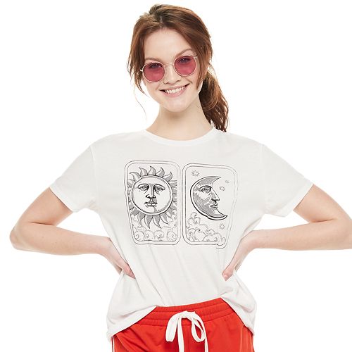 sun moon graphic tee