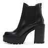madden girl kamora platform chelsea boot brown