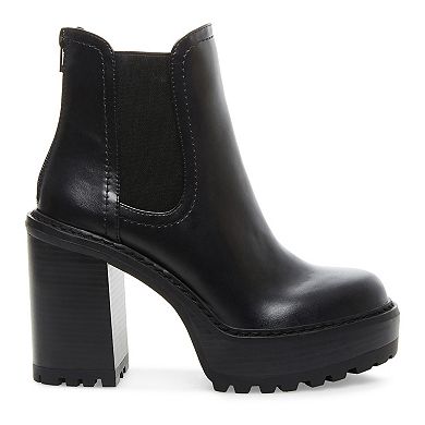 madden girl Kamora Women's Platform High Heel Chelsea Boots