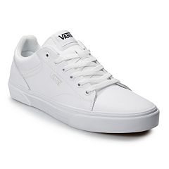 All white outlet vans tennis shoes