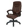 Office Star Products Executive Faux Leather High Back Chair
