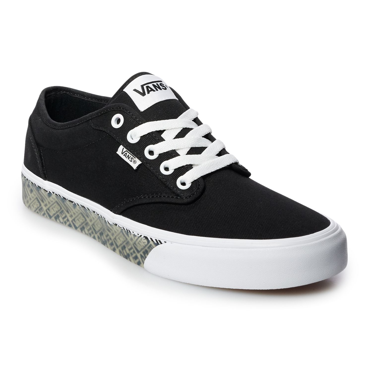 vans atwood men's checkered skate shoes