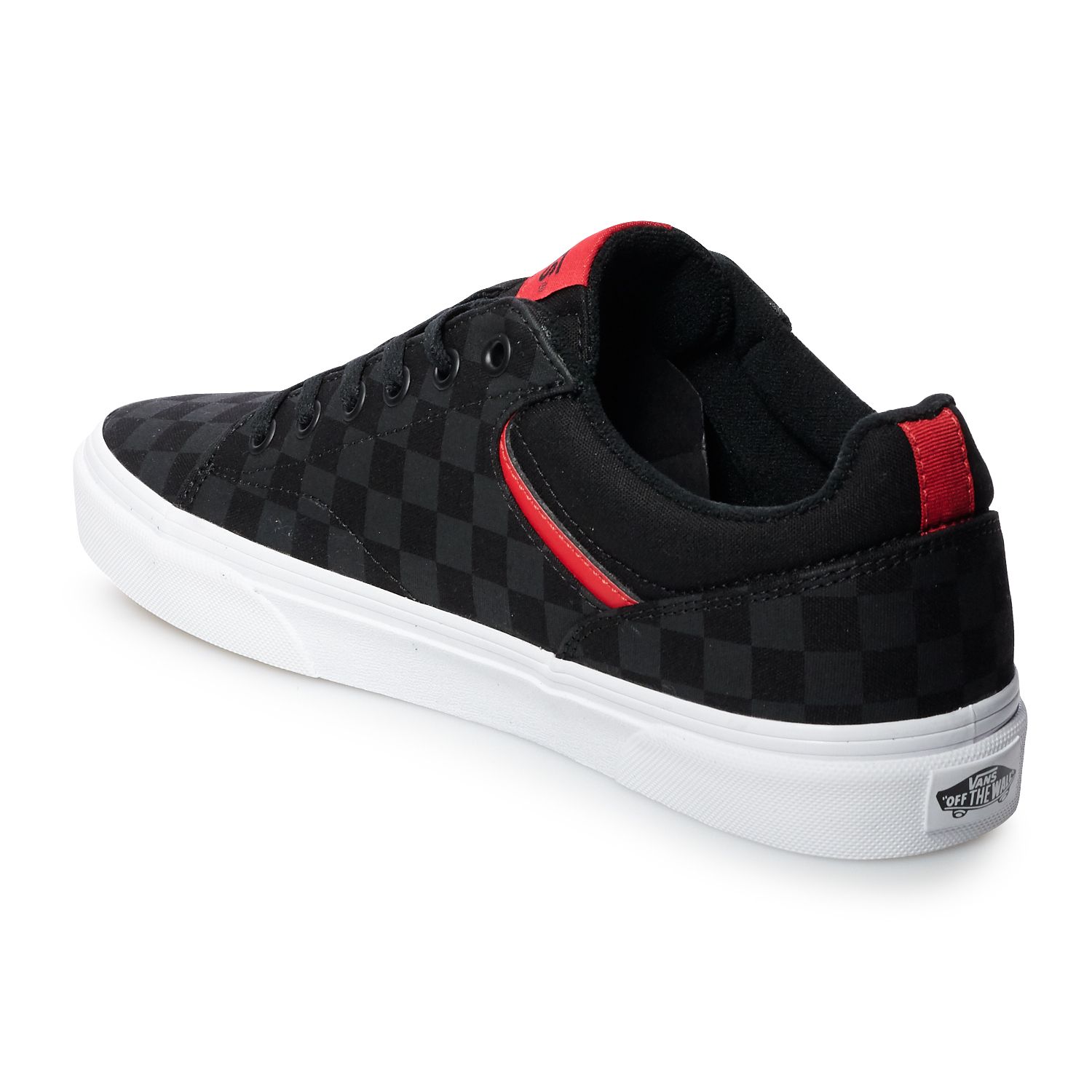 vans seldan checkerboard