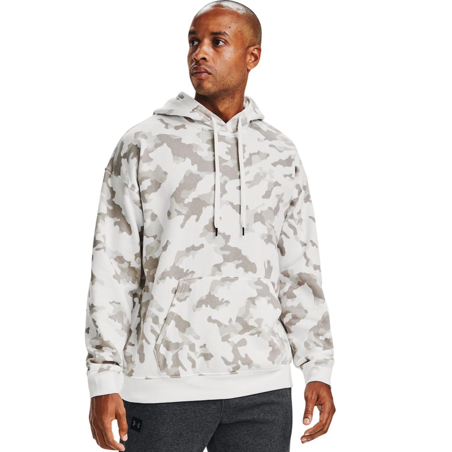 under armour white hoodie camo