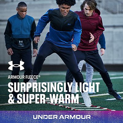 Under armour men's armour fleece big logo hoodie hotsell