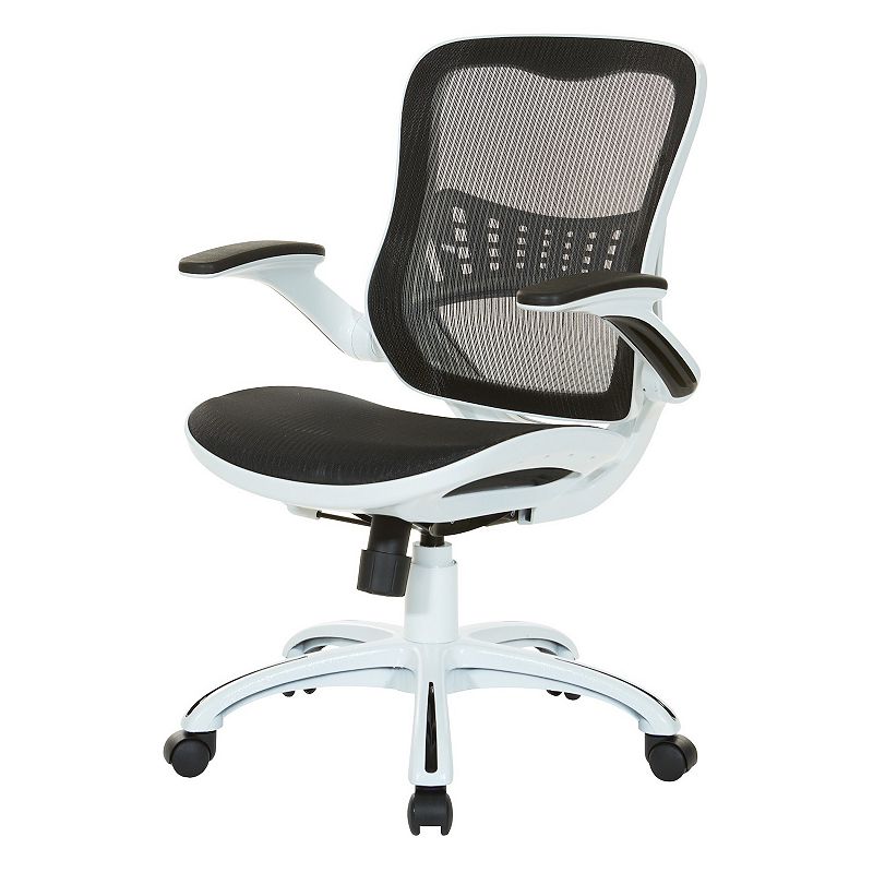 OSP Designs Riley Office Chair, Black