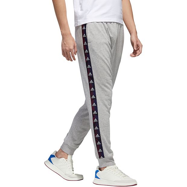 Adidas tape poly hot sale track pants