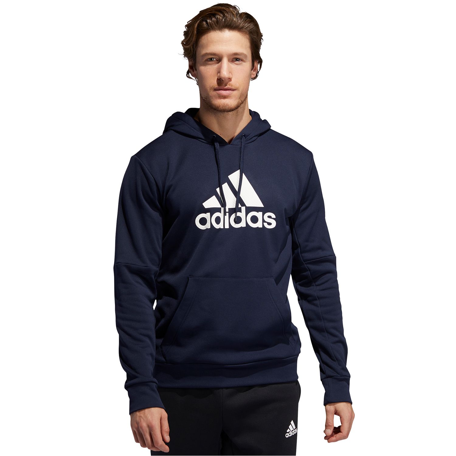 adidas fleece hoodie mens