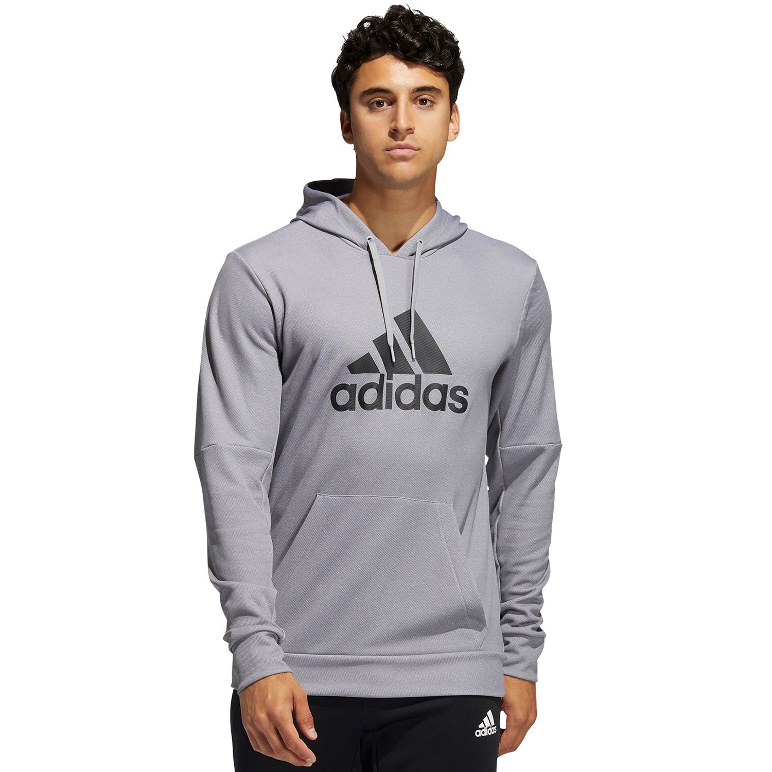 adidas fleece pullover hoodie