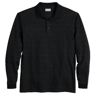 Men's Haggar Classic-Fit Windowpane Polo