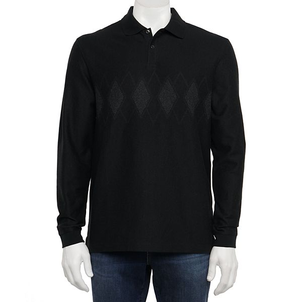 Men s Haggar Classic Fit Jacquard Polo