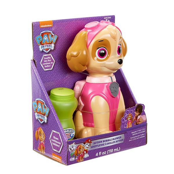 Little Kids Paw Patrol Skye Action Bubble Blower and Includes Bubble Solution 