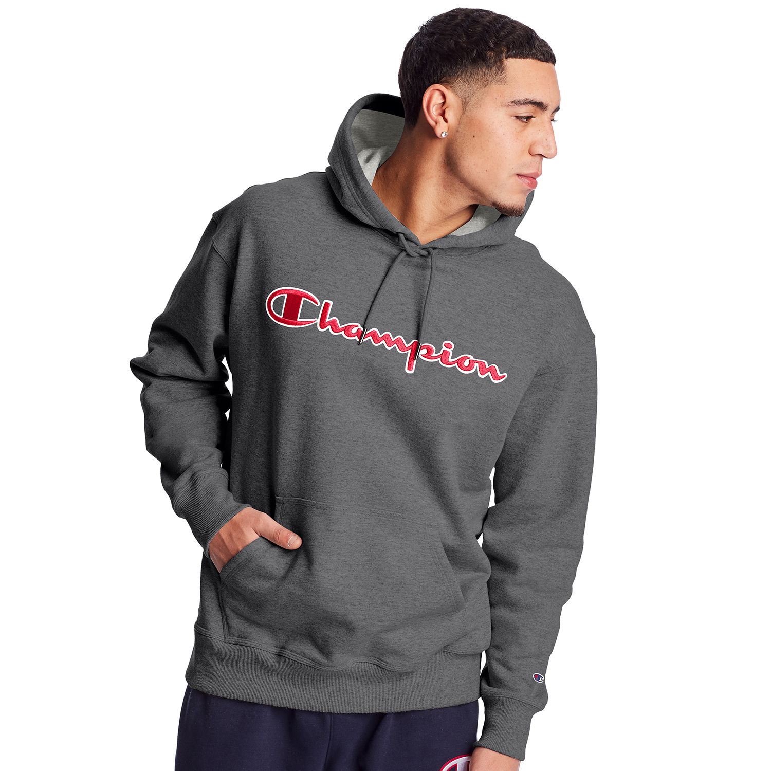 champion fleece jacket men's