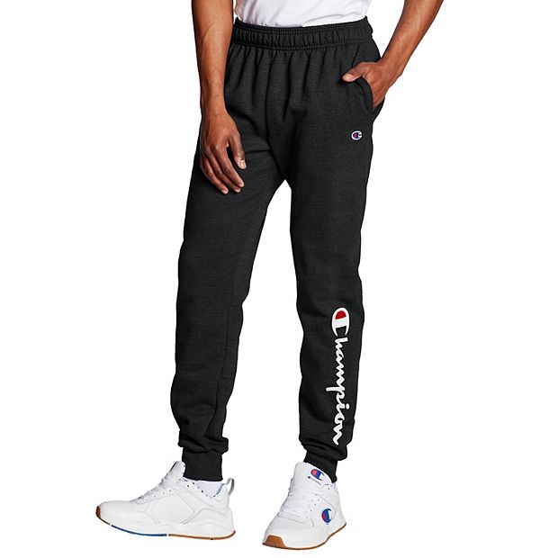 Men s Champion Powerblend Graphic Fleece Joggers