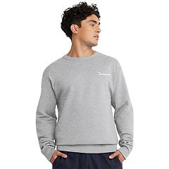 Men's Champion Heathered Gray Louisville Cardinals Vault Logo Reverse Weave Pullover  Sweatshirt