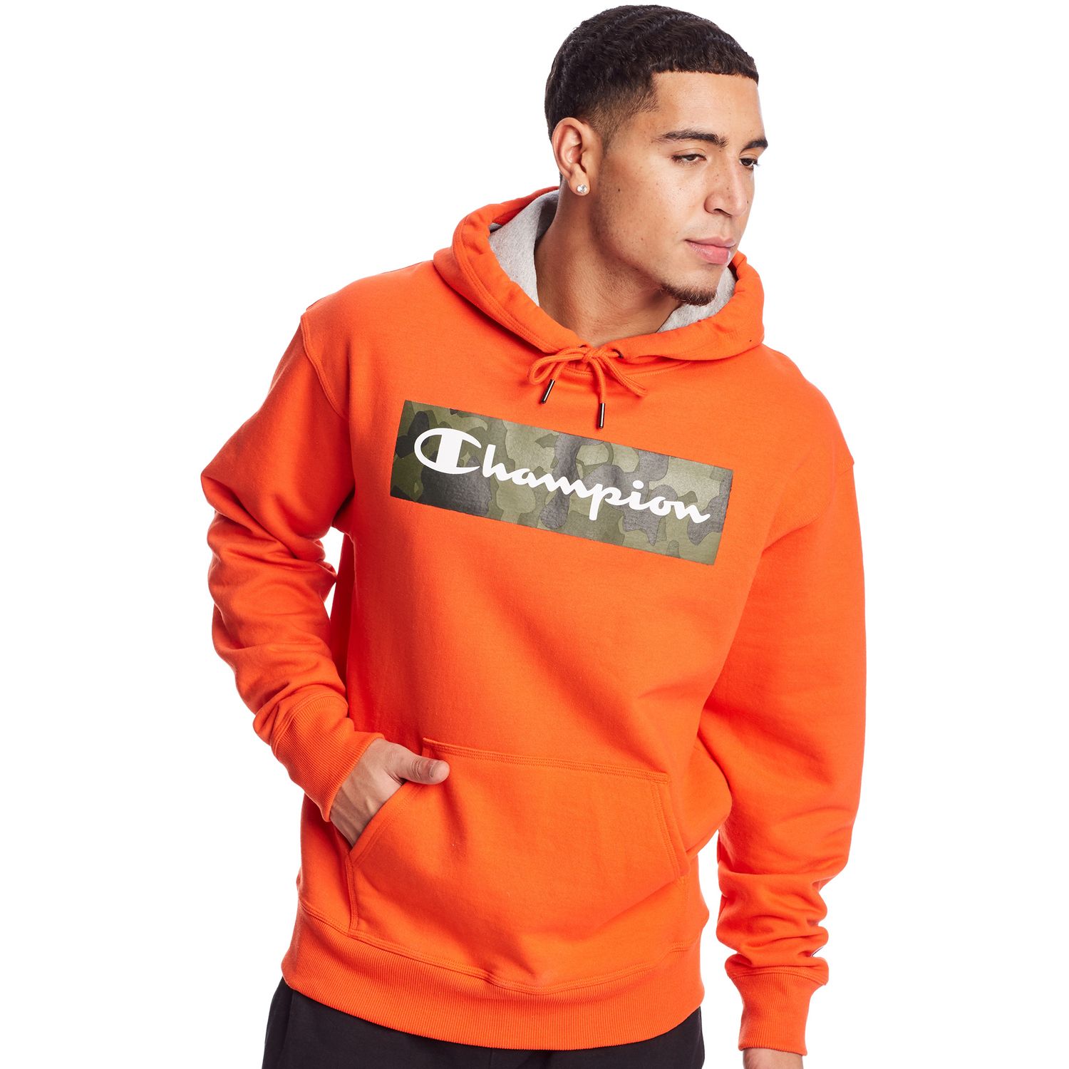 orange champion zip up