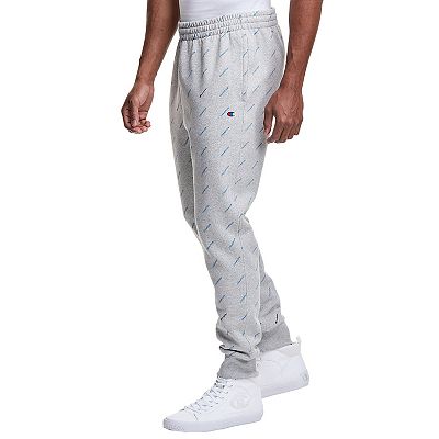 Men s Champion Powerblend Fleece All Over Print Joggers