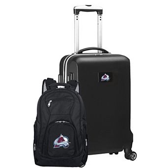 Colorado Avalanche Deluxe Hardside Carry-On Spinner Luggage & Backpack Set