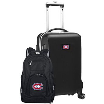 Montreal Canadiens Deluxe Hardside Carry-On Spinner Luggage & Backpack Set