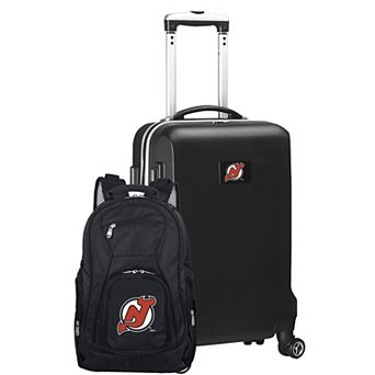 New Jersey Devils Deluxe Hardside Carry-On Spinner Luggage & Backpack Set