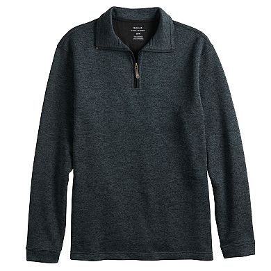 Men's Haggar Classic-Fit Quarter-Zip Sweater Fleece Pullover