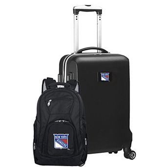 New York Rangers Deluxe Hardside Carry-On Spinner Luggage & Backpack Set