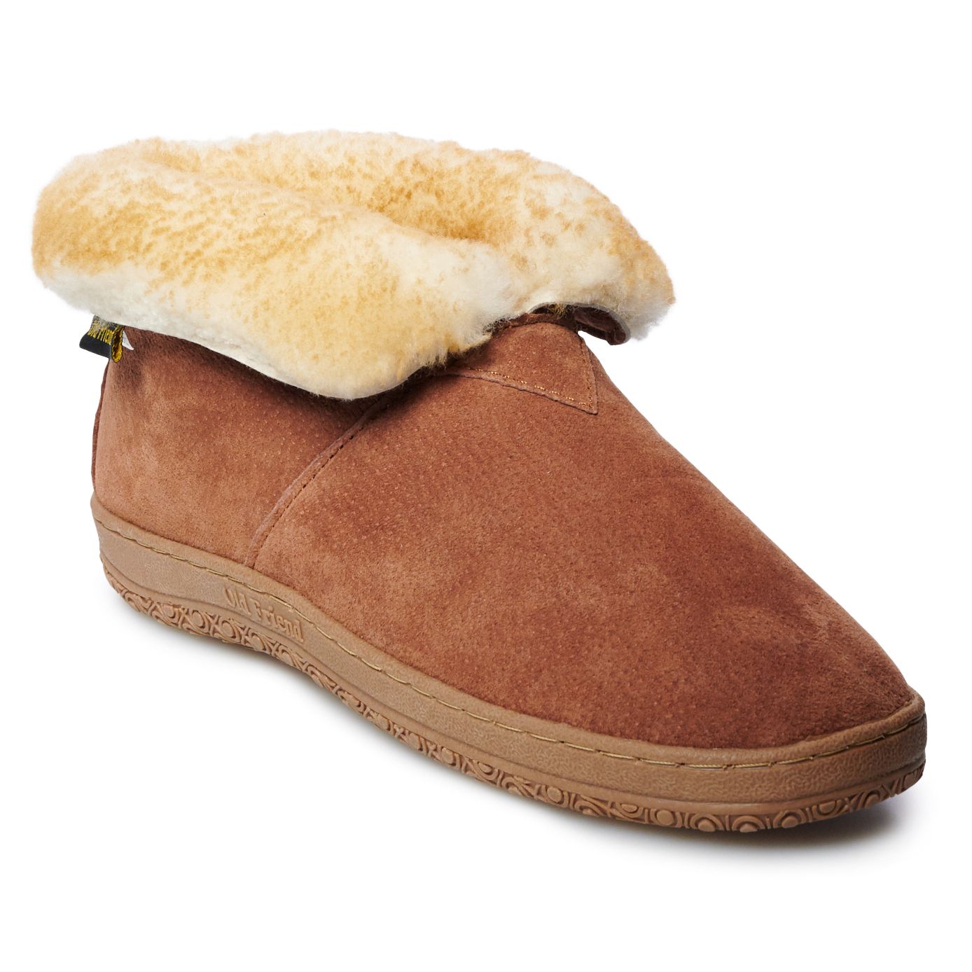 mens fluffy slipper boots