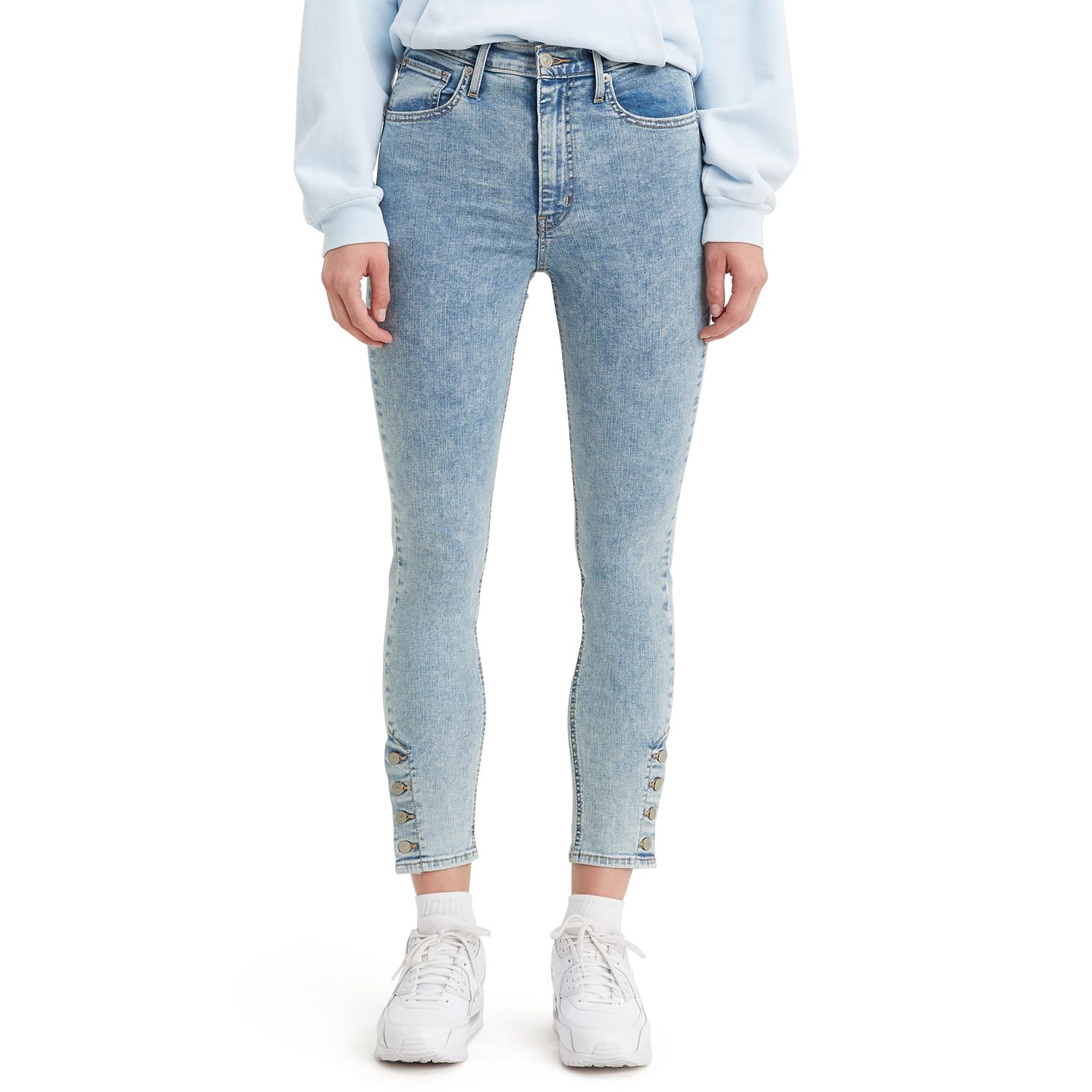 levi's mile high ankle zip jeans