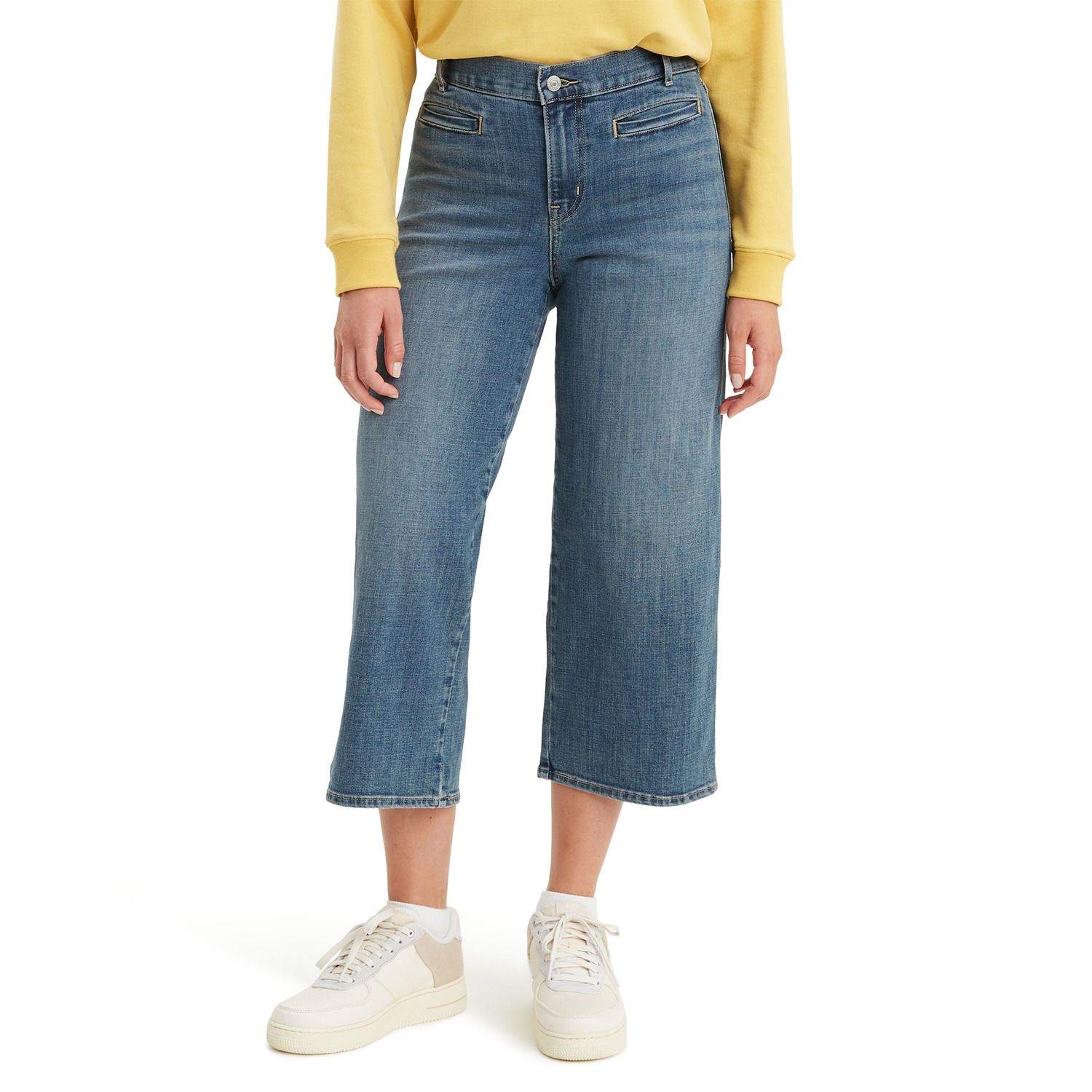 women's levi's classic crop jeans