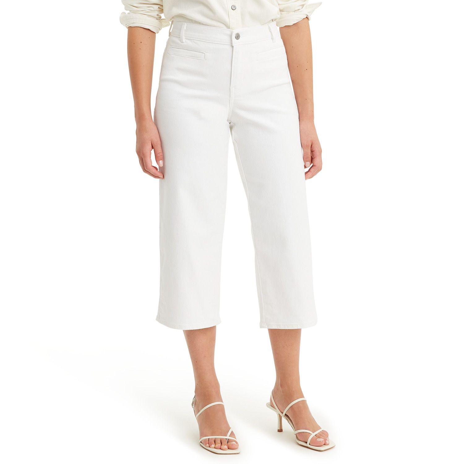 levis white women's jeans