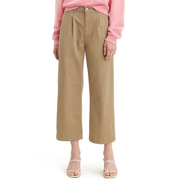 Women's Levi's® Pleated Wide-Leg Twill Pants