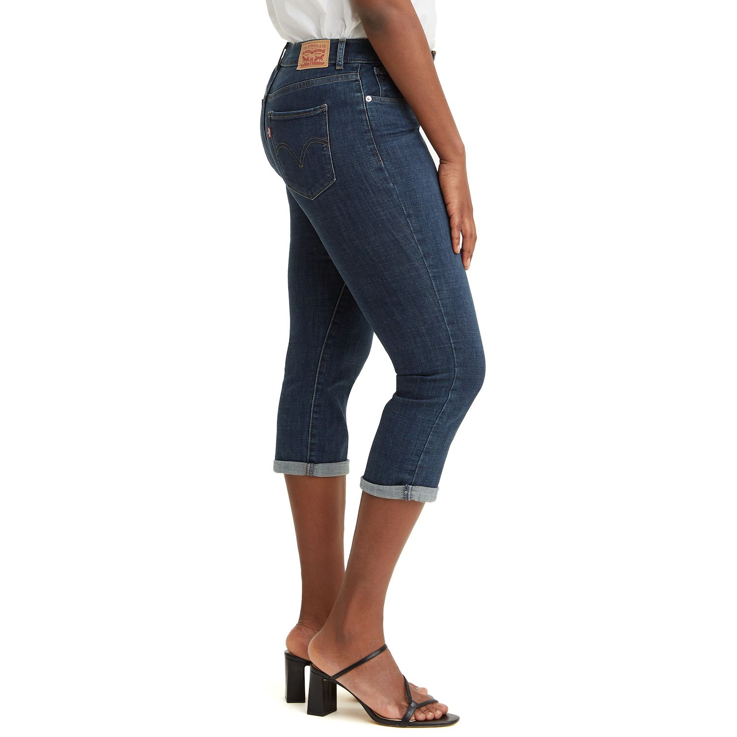 women's levi's classic capri jeans