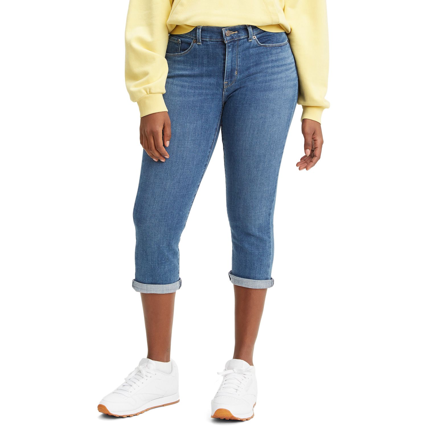 kohls womens jean capris