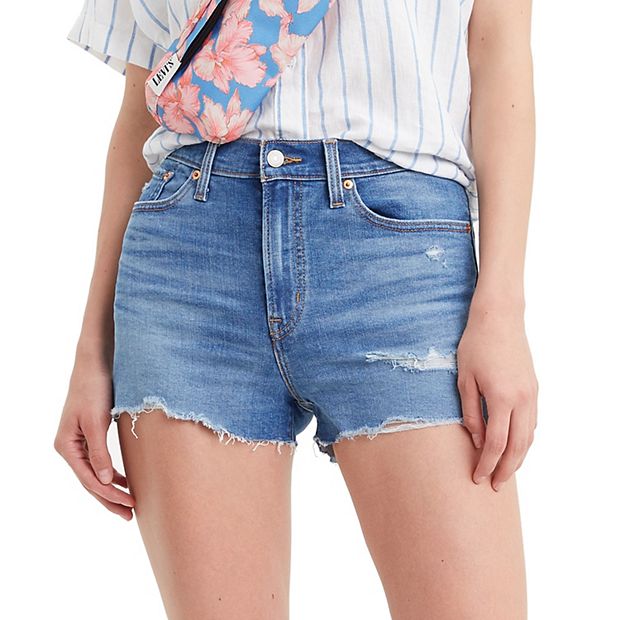 Frayed Hem Denim Mini Shorts - Women - Ready-to-Wear