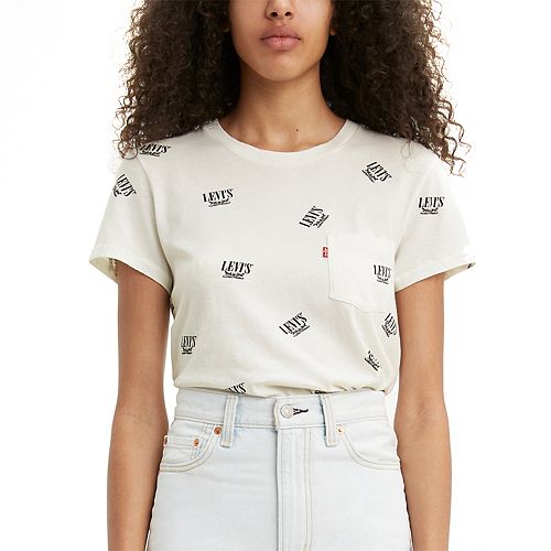 levi's tops and tees for women's