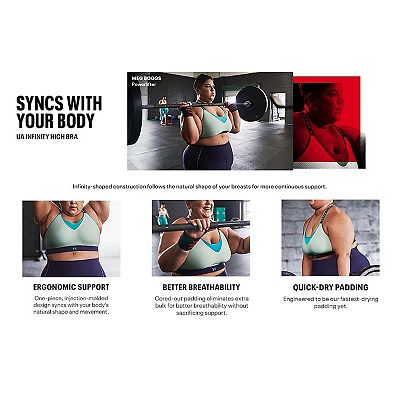 Under armour high impact bra hotsell