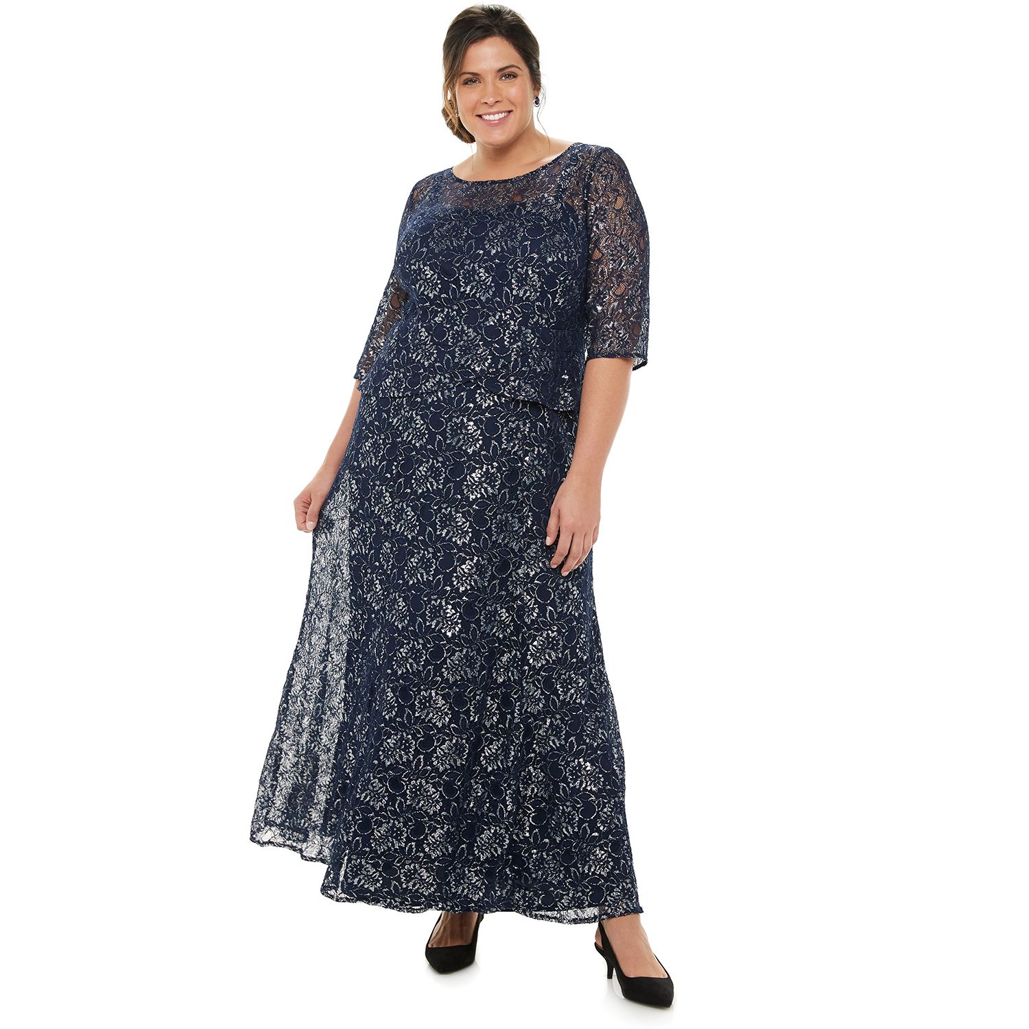 kohl's mother of the bride dresses plus size