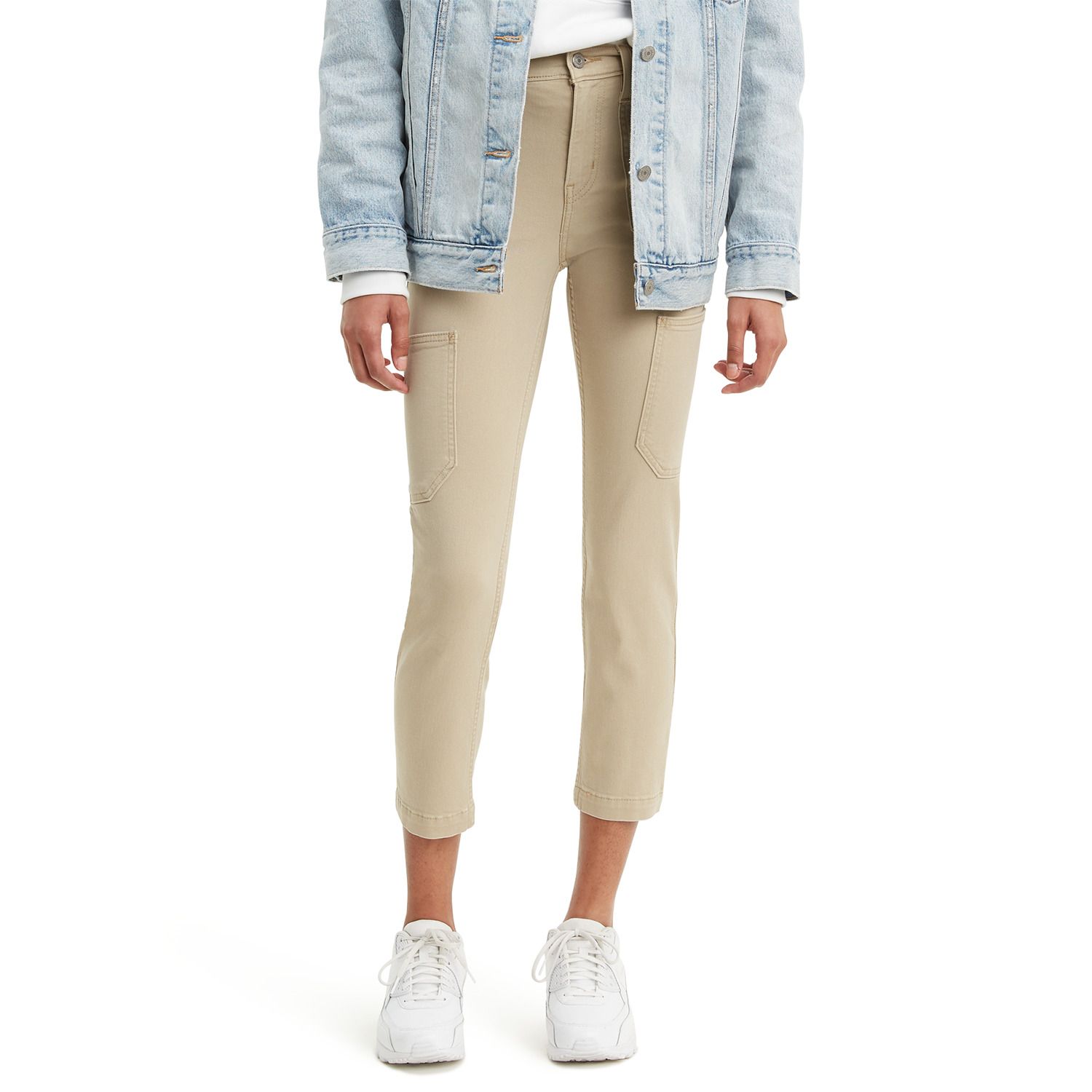 levi's high rise straight leg jeans