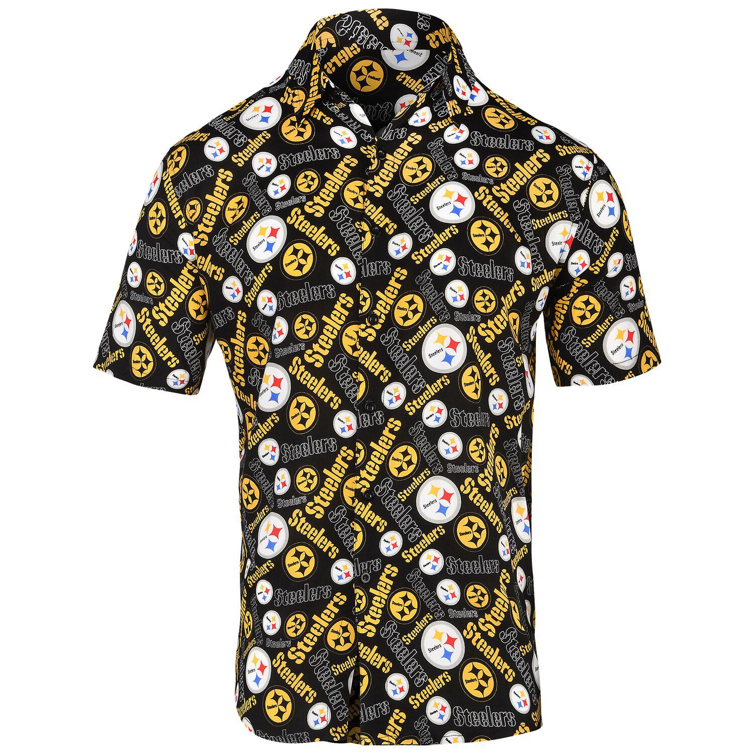 steelers button up shirt