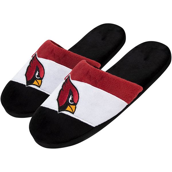 Women's Arizona Cardinals Colorblock Faux Fur Slide Slippers