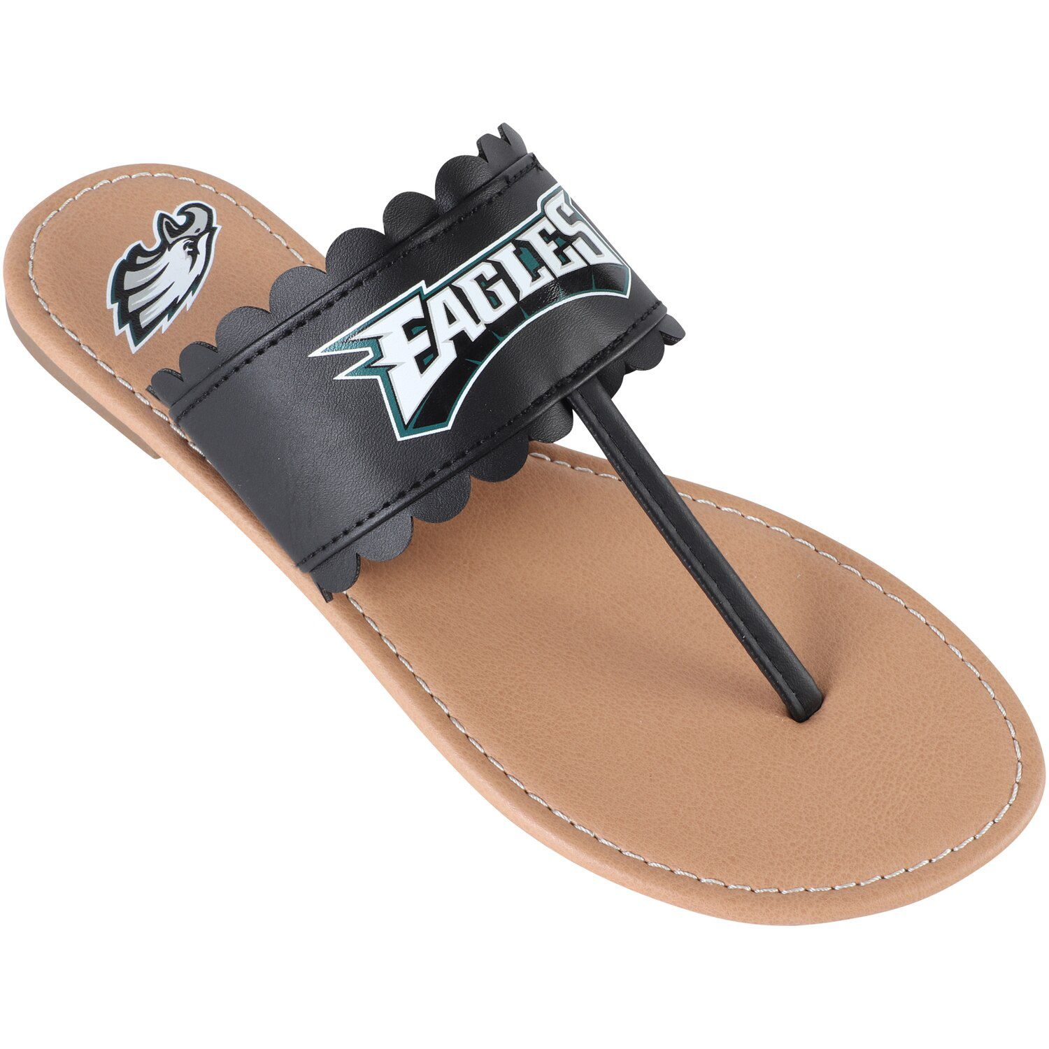 eagles flip flops