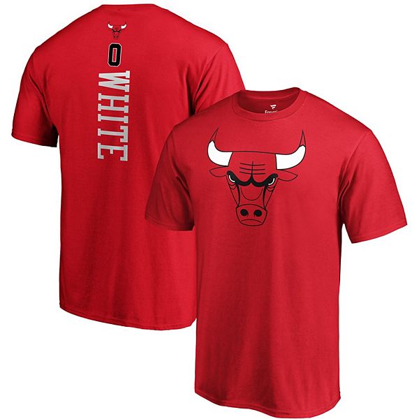 Men's Fanatics Branded Coby White Red Chicago Bulls Playmaker Name ...