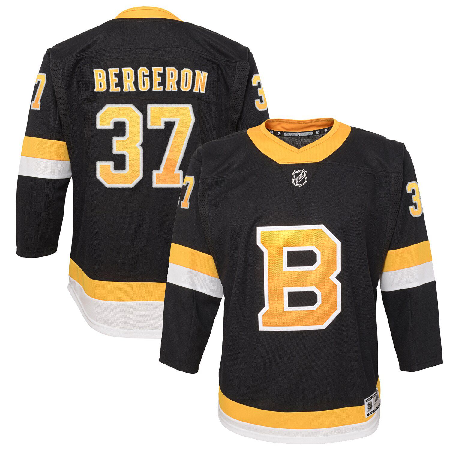 Patrice Bergeron Black Boston Bruins 