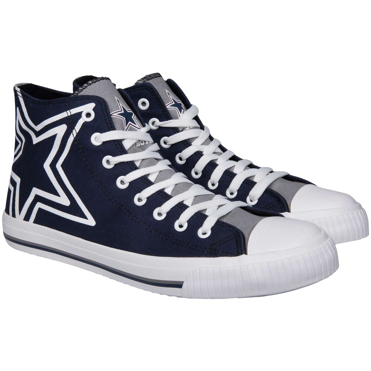 dallas cowboys high top sneakers