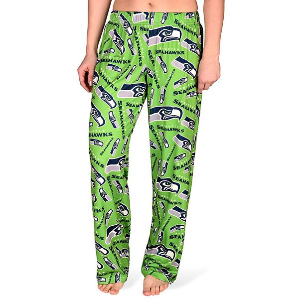 Women's Forever Collectibles Neon Green Seattle Seahawks Repeat Print Pants