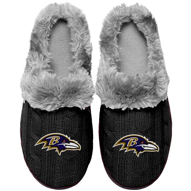 Men's FOCO Baltimore Ravens Scuff Logo Slide Slippers