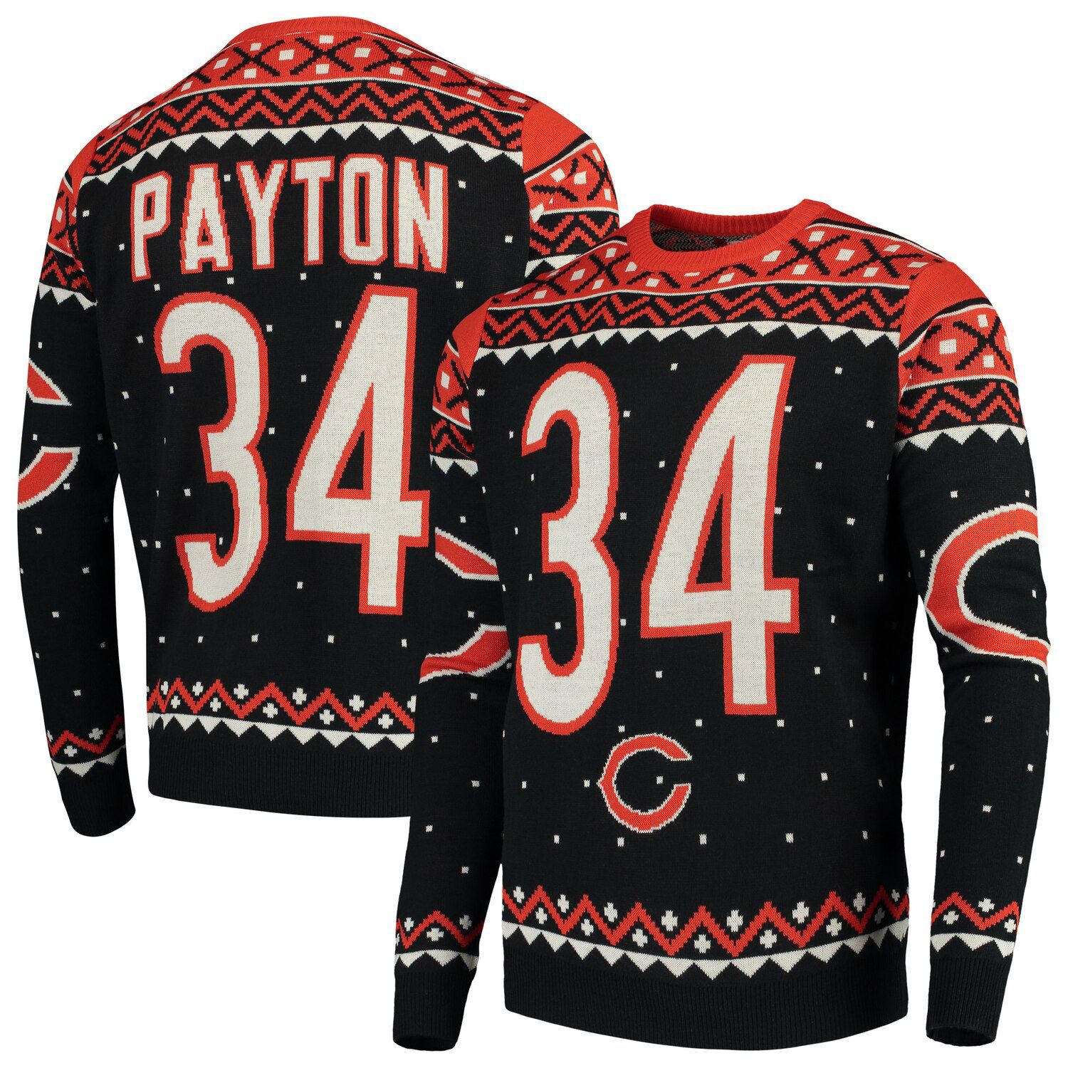 walter payton long sleeve jersey